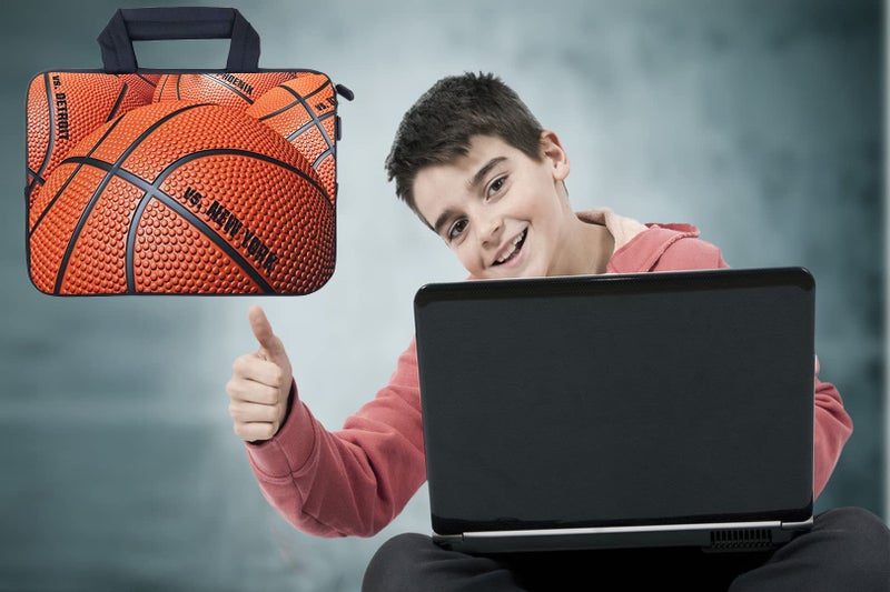 AMARY Chromebook Sleeve 11.6" 12" inch Laptop case Chromebook Bags MacBook air Sleeve Fit Apple MacBook Air HP DELL Lenovo Asus Samsung (Basketball) - Image 5